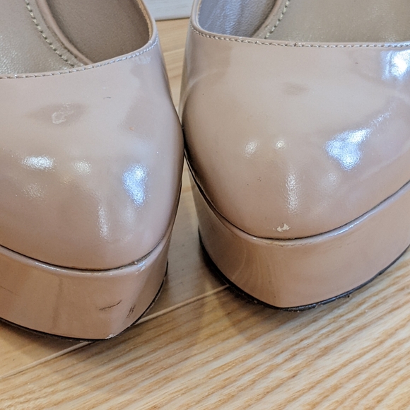 Platform pumps patent leather nude - Picture 6 of 6